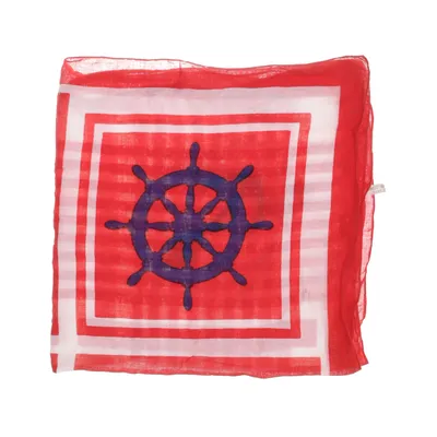Halsdoek (Wit, Meerkleurig) Katoen