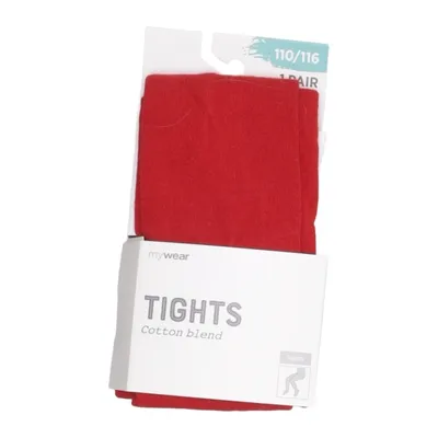 Strumpfhose (Rot) von MyWear Baumwolle, Elasthan, Polyamid