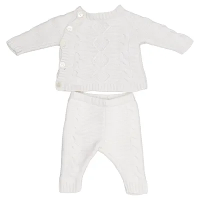 Ensemble (Beige) de Jacadi Cachemire, Polyamide, Laine