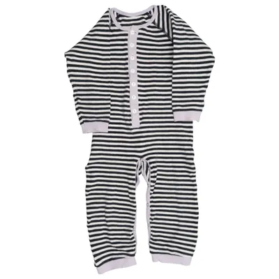 Barboteuse (Noir, Blanc) de Okker-Gokker Élasthane, Coton biologique