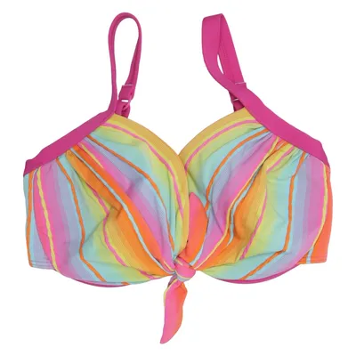 Bikini top (Purple, Multicolored) from Saltabad Elastane, Polyamide
