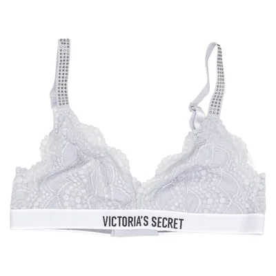 Bralette (Grå, Vit) från Victoria's Secret Elastan, Polyamid