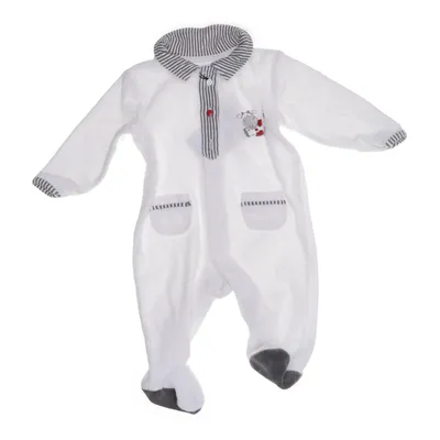 Sparkdräkt (Vit) från Baby Club Bomull, Polyester
