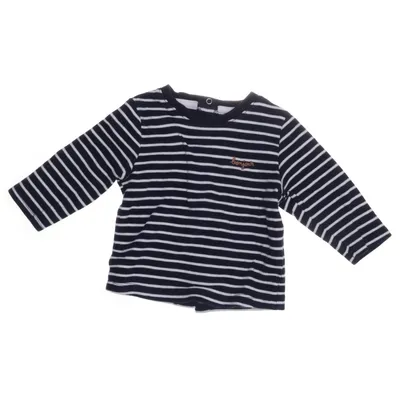 Långärmad t-shirt (Blå, Vit) från Kiabi Bomull