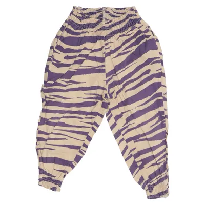 Pants (Beige, Purple) from Mini Rodini
