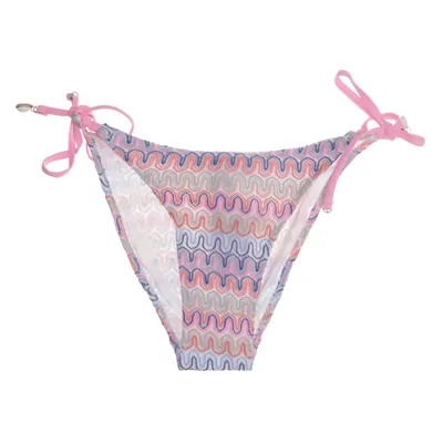 Bikiniunderdel (Flerfarvet) fra Censored Metallfiber, Polyester