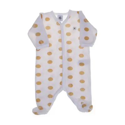 Barboteuse (Blanc, Jaune) de Petit Bateau Coton, Polyester