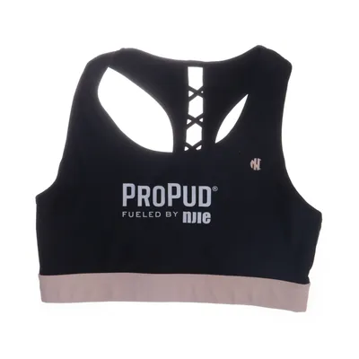 Sports bra (Black, Beige) from Njie Elastane, Polyester