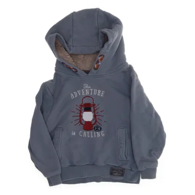 Huvtröja (Blå) från Lanidor Kids Bomull, Pälsimitation, Polyester