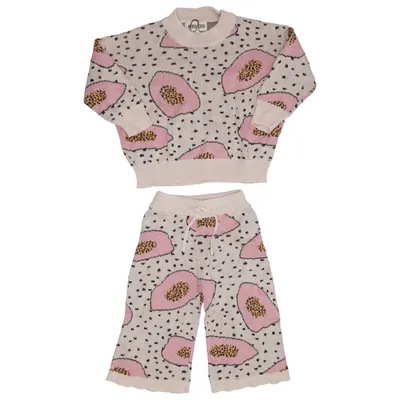 Loungewear (Beige, Pink, Flerfarvet) fra Mixed Grill Bomuld