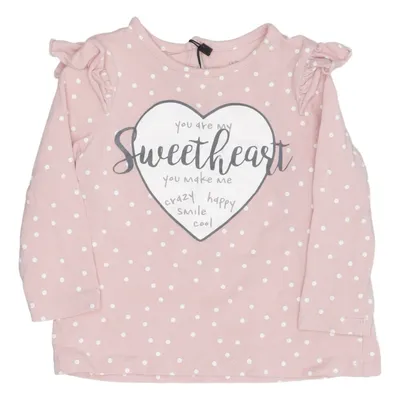 T-shirt à manches longues (Rose) de Casual Girls Wear Coton, Élasthane