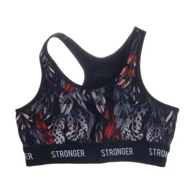 Brassière (Noir, Multicolore) de Stronger Élasthane, Polyester