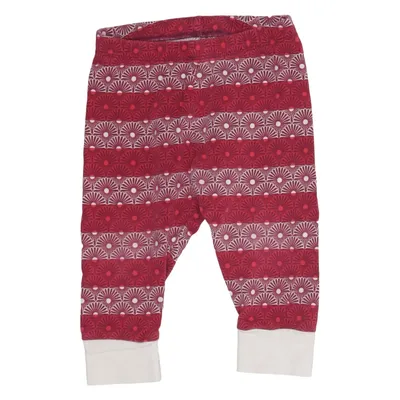 Leggings (Röd, Vit) från Pact Elastan, Ekologisk bomull