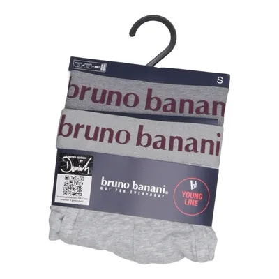 Ondergoed (Short 2Pack Denim Fun) van Bruno Banani Katoen, Elastaan