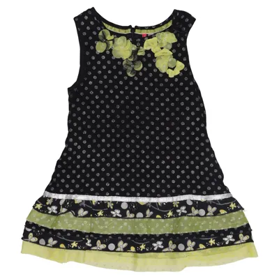 Robe (Noir, Multicolore) de Orchestra Coton, Polyester, Viscose