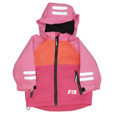 Outdoor jacket (Pink, Orange, Multicolored) from Fix by Lindex Polyester