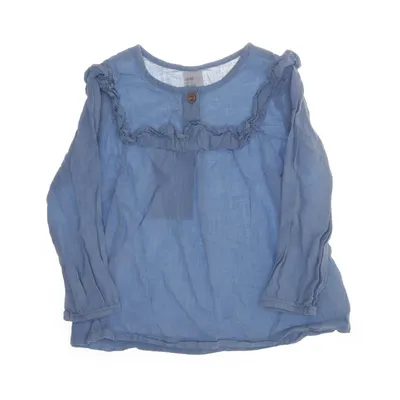 Blouse (Blauw) van H&M Katoen