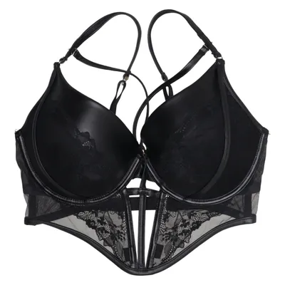 Bra (Black) from Private Collection Elastane, Polyamide, Polyester