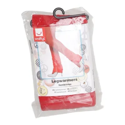 Leg warmers (Red) from Smiffy's