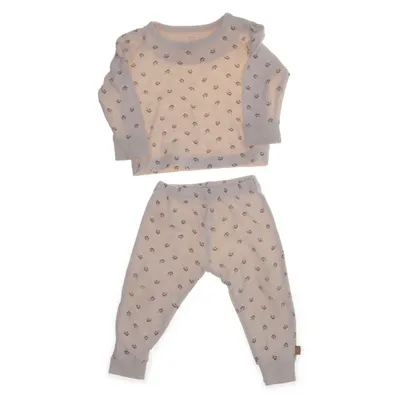 Pyjamas (Beige, Flerfärgad) från Fresk Ekologisk bomull