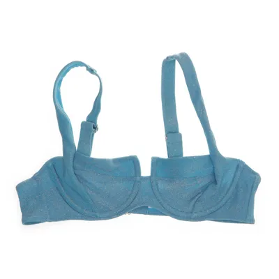 Bikiniöverdel (Blå, Silverfärgad) från Bik Bok Swimwear Polyester, Polyamid, Elastan