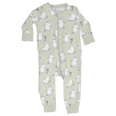 Rompers (Green) from Moomin by Lindex Cotton