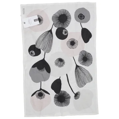 Kitchen towel (White, Black, Pink) from Pentik