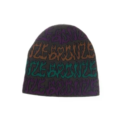 Beanie (Groen, Lila, Oranje, Meerkleurig)
