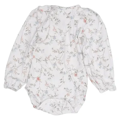 Body (White, Multicolored) from Newbie by KappAhl Cotton, Elastane