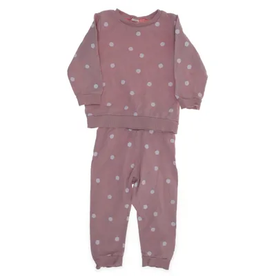 Mjukisset (Rosa, Flerfärgad) från H&M Basic Bomull, Elastan