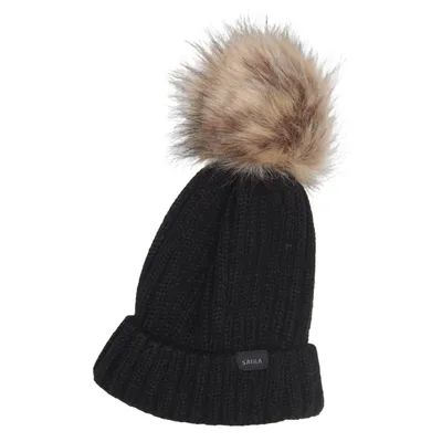 Bobble hat (Black) from Sätila Acrylic