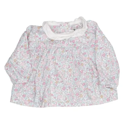 Blus (Vit, Flerfärgad) från Jojo Maman Bébé Bomull, Elastan, Polyester