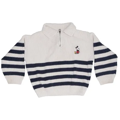 Trui (Beige, Blauw) van Zara Acryl, Katoen