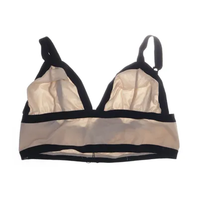 Bra (Beige, Black) from Ganni Elastane, Polyamide