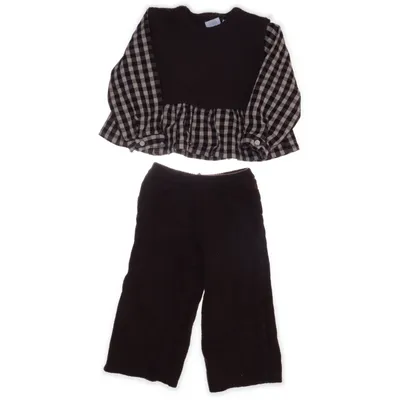 Set (Brun) från Zara Bomull, Polyamid, Viskos, Ull