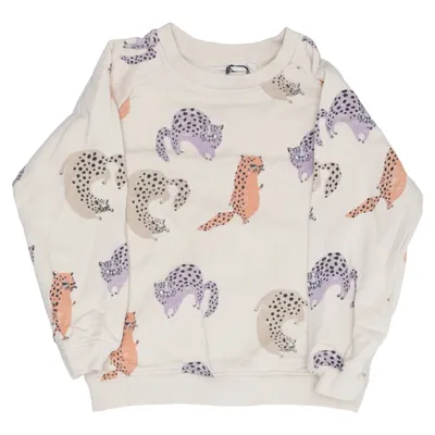 Sweatshirt (Beige, Multicolore) de Newbie by KappAhl Coton