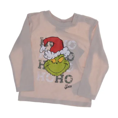 Långärmad t-shirt (Beige, Flerfärgad) från The Grinch Bomull