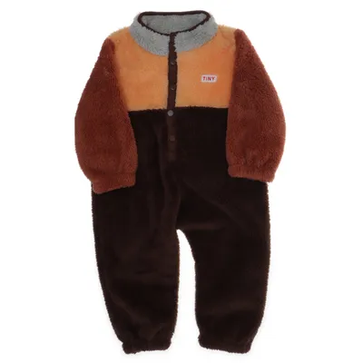 Outdoor overalls  (Beige, Gul, Brun, Flerfarvet) fra Tinycottons Polyester