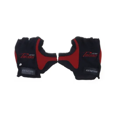 Gants de musculation (Noir, Rouge) de Genesis Élasthane