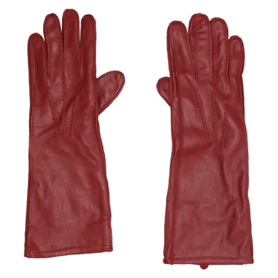 Handschoenen (Rood) van H&M Acryl, Leer