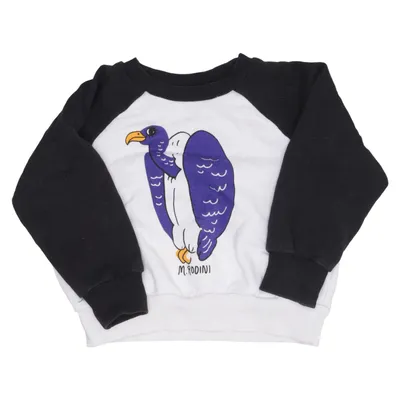 Sweatshirt (Black, White, Multicolored) from Mini Rodini Cotton