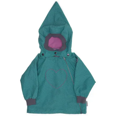 Softshell jacket (Green) from Racoon Cotton, Polyester