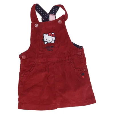Tuinjurk (Rood) van Hello Kitty Katoen
