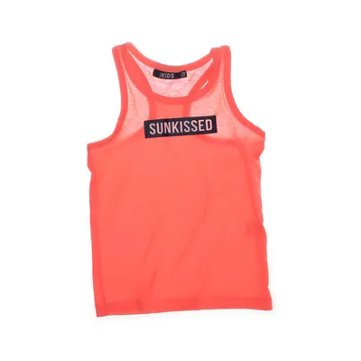 Crop top (Oranje, Zwart) van Europe Kids Elastaan, Polyester
