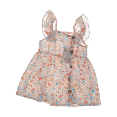 Klänning (Beige, Flerfärgad) från PatPat Polyester, Elastan