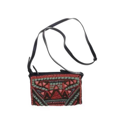 Shoulder-bag (Black, Multicolored) from Mango Touch Acrylic, Cotton, Polyester, Polyurethane, Viscose