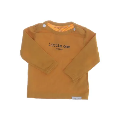 Lange mouwen shirt (Geel) van Noppies Baby Organisch katoen, Elastaan