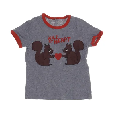 T-shirt (Grå, Röd, Brun) från Mini Rodini Bomull