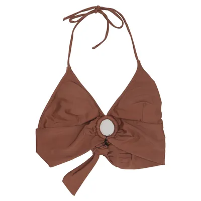Haut de bikini (Marron) de Trendyol Élasthane, Polyamide, Polyester