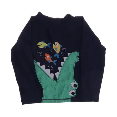 Zwemshirt (Blauw) van Pusblu Elastaan, Polyamide, Polyester